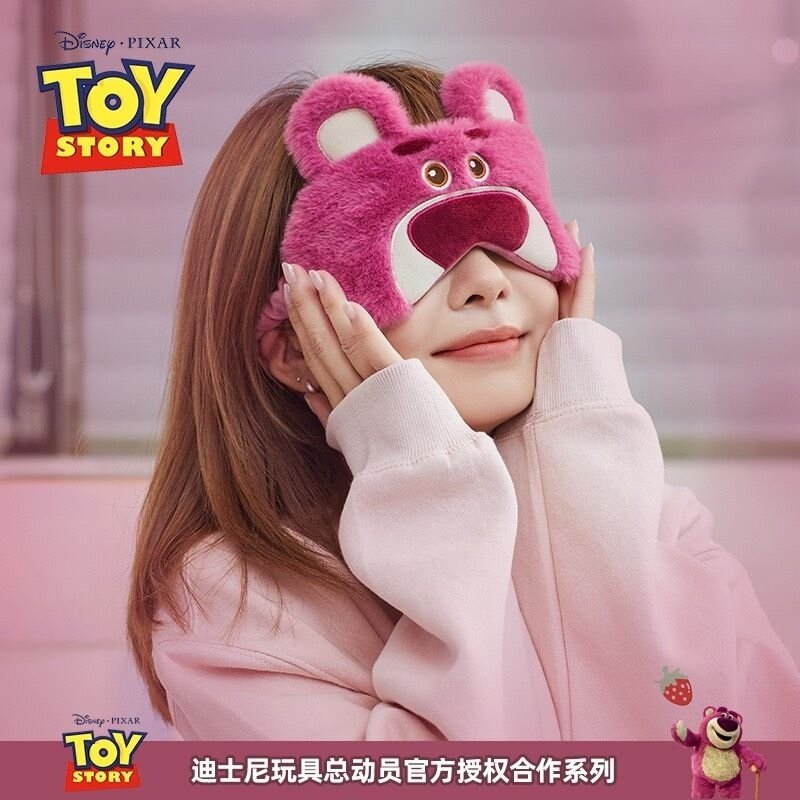 [Chính hãng Disney] Bịt mắt ngủ Gấu dâu mềm mại