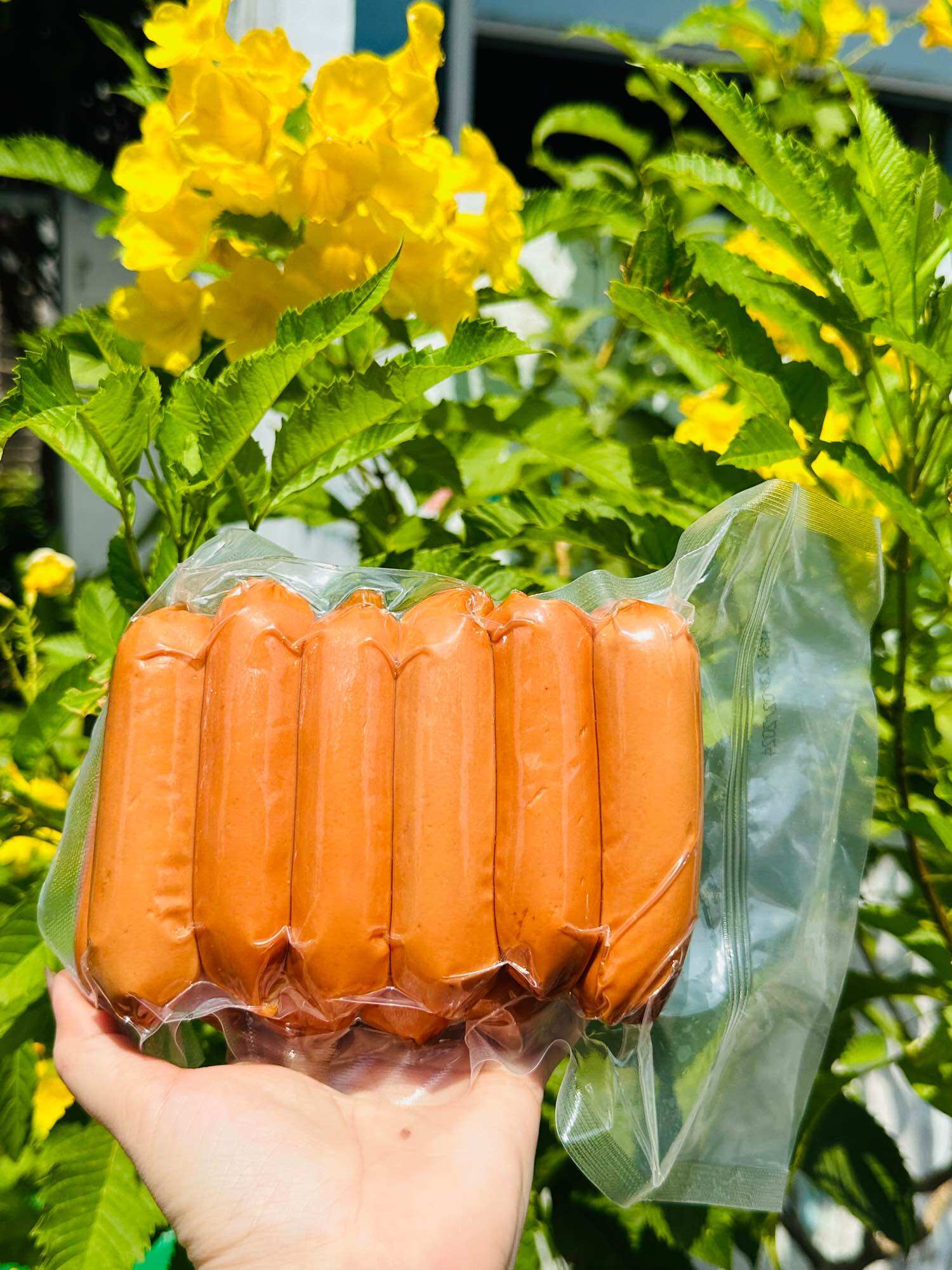 [Chỉ ship hỏa tốc trong kv TpHCM]XÚC XÍCH CHAY ĐẶC BIỆT 500g (12cây)