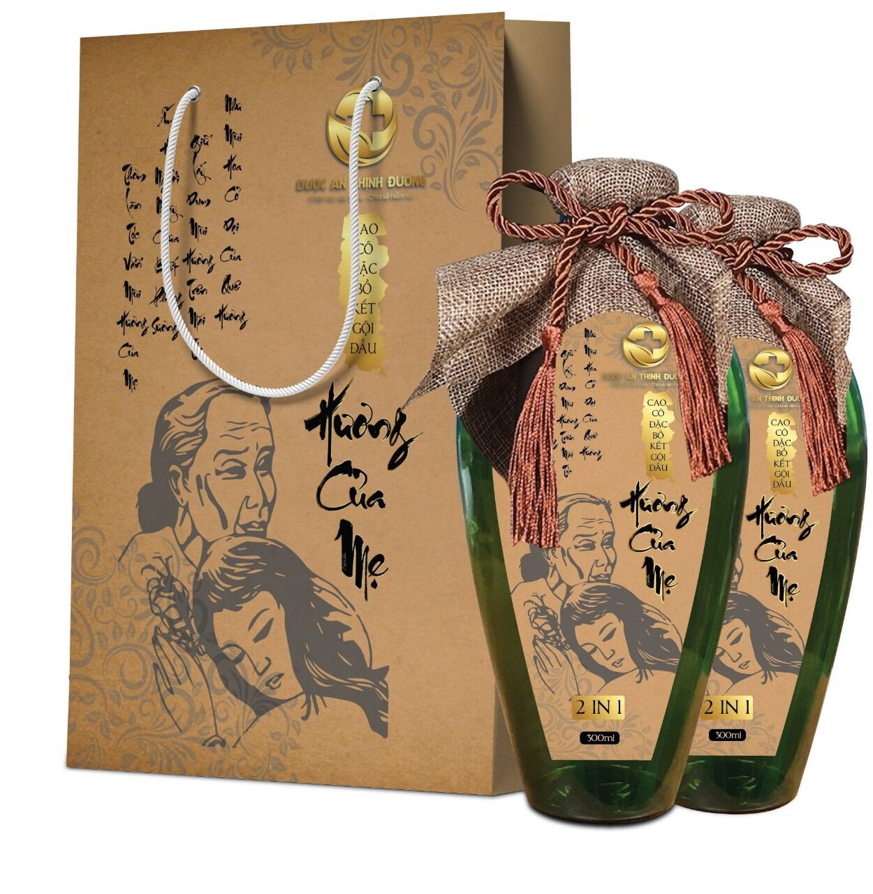 Dầu gội Hương Của Mẹ sạch gàu chấm dứt nỗi lo rụng tóc sản phẩm của An Thịnh Đường