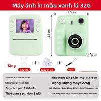 NIOYE | Máy Ảnh Trẻ Em In Ảnh Lấy Ngay NIOYE 24B Chụp Ảnh & Quay Video Quà Tặng Sáng Tạo Cho Bé Trai và Bé Gái