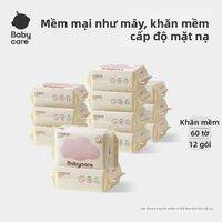BC BABYCARE | Khăn Lau Mặt Cho Bé Dùng Được Khi Ướt Và Khô