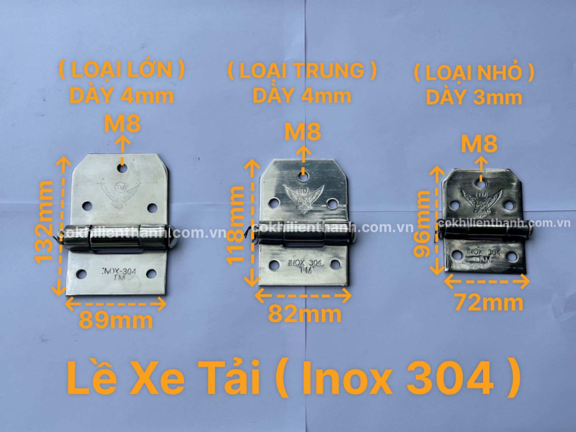 Bản lề xe ô tô tải
