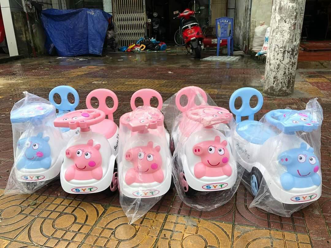 xe chòi chân heo papa