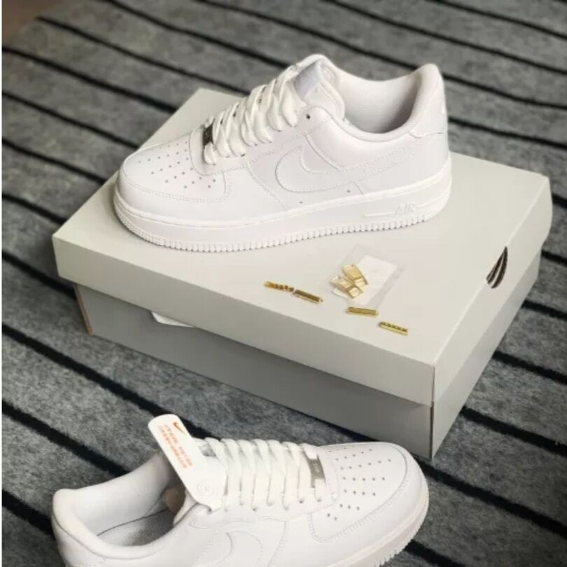 [FullBox + Tặng Kèm Phụ Kiện] Giày Sneaker AF1 Full Trắng, Giày Hottrend Nam Nữ