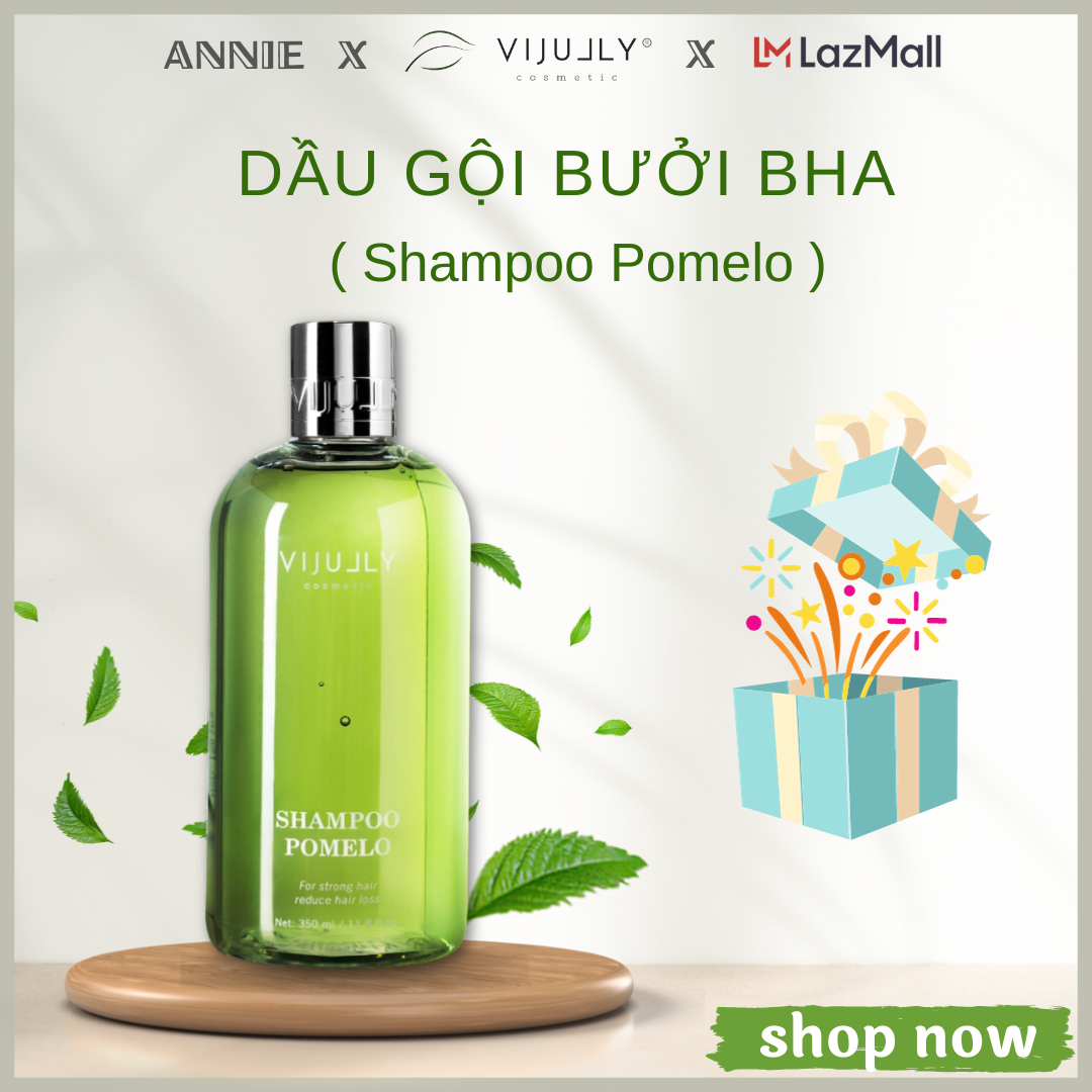 Dầu gội bưởi ngăn rụng tóc Vi Jully 350ml