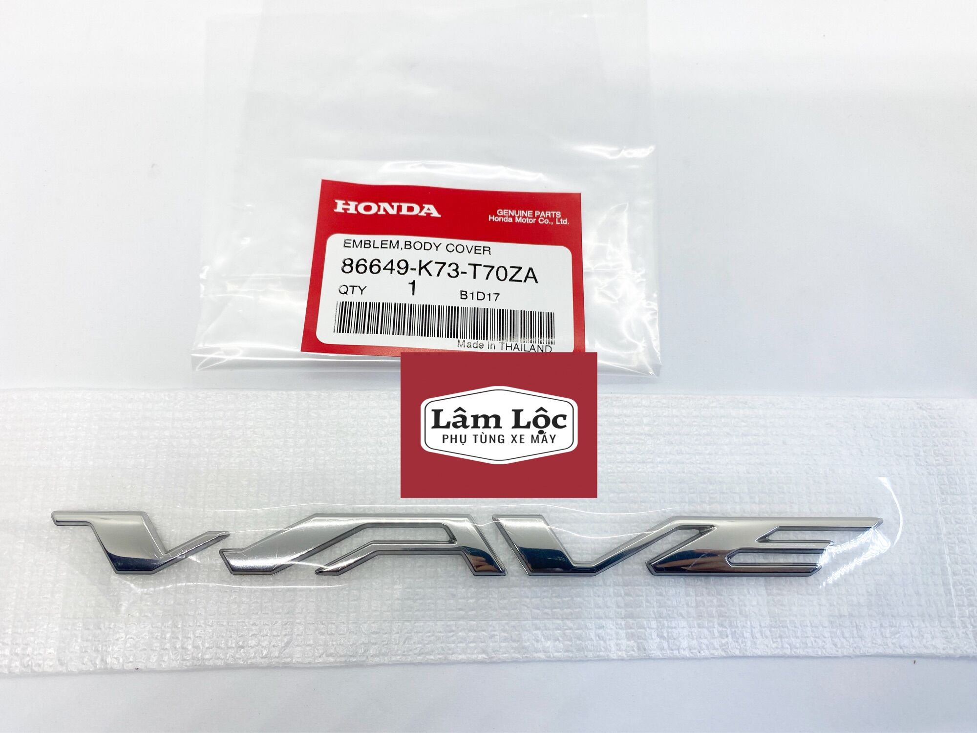 Tem chữ wave 125i honda - 1 chữ