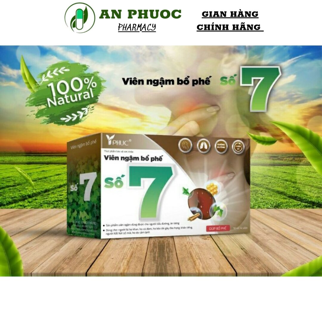 Kẹo ngậm bổ phế số 7 1 hộp 10 vĩ