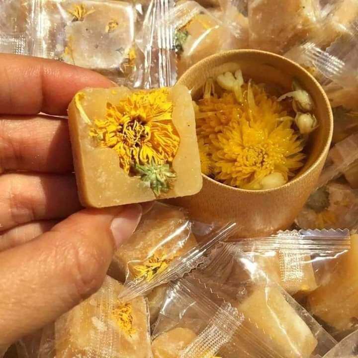 500g trà hoa cúc đường phèn mật ong