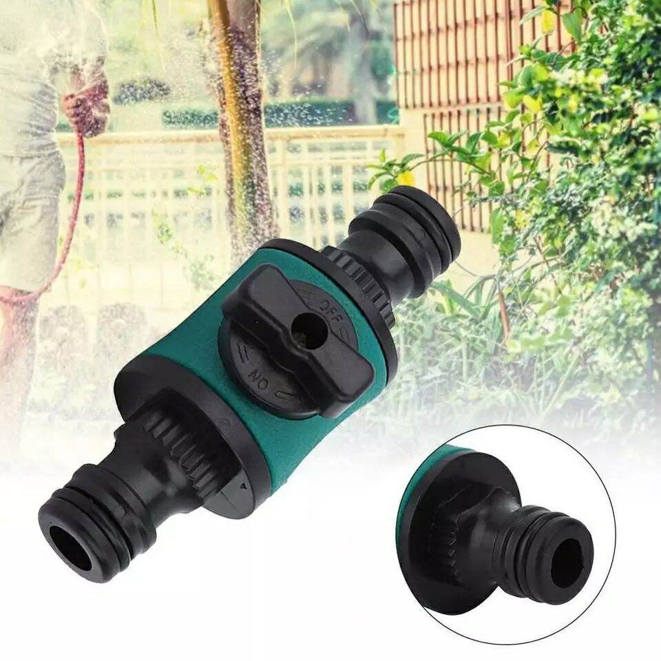 Cút nối nước nhanh 2 đầu đực có khoá, dùng nối 2 đầu ống nước mềm