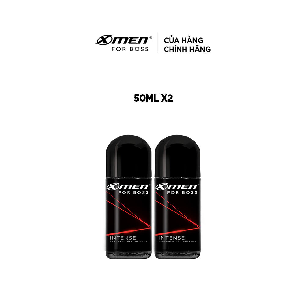 Combo 2 Lăn khử mùi X-men For Boss 50ml - Hương Intense