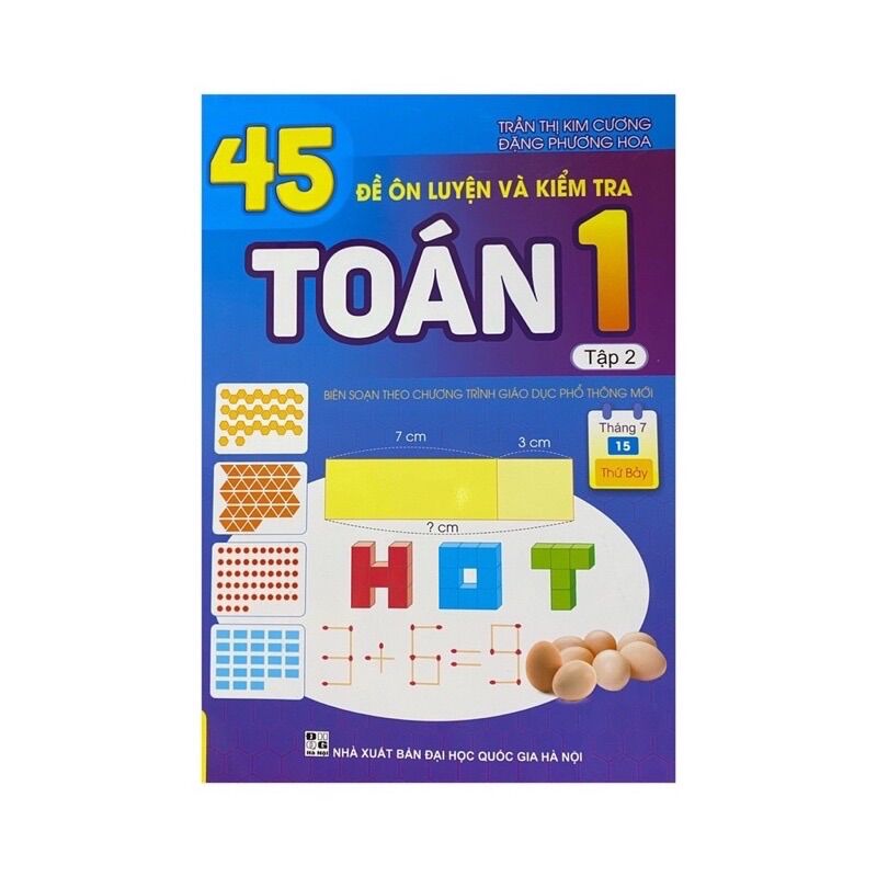 Sách - 45 đề ôn luyện và kiểm tra toán 1