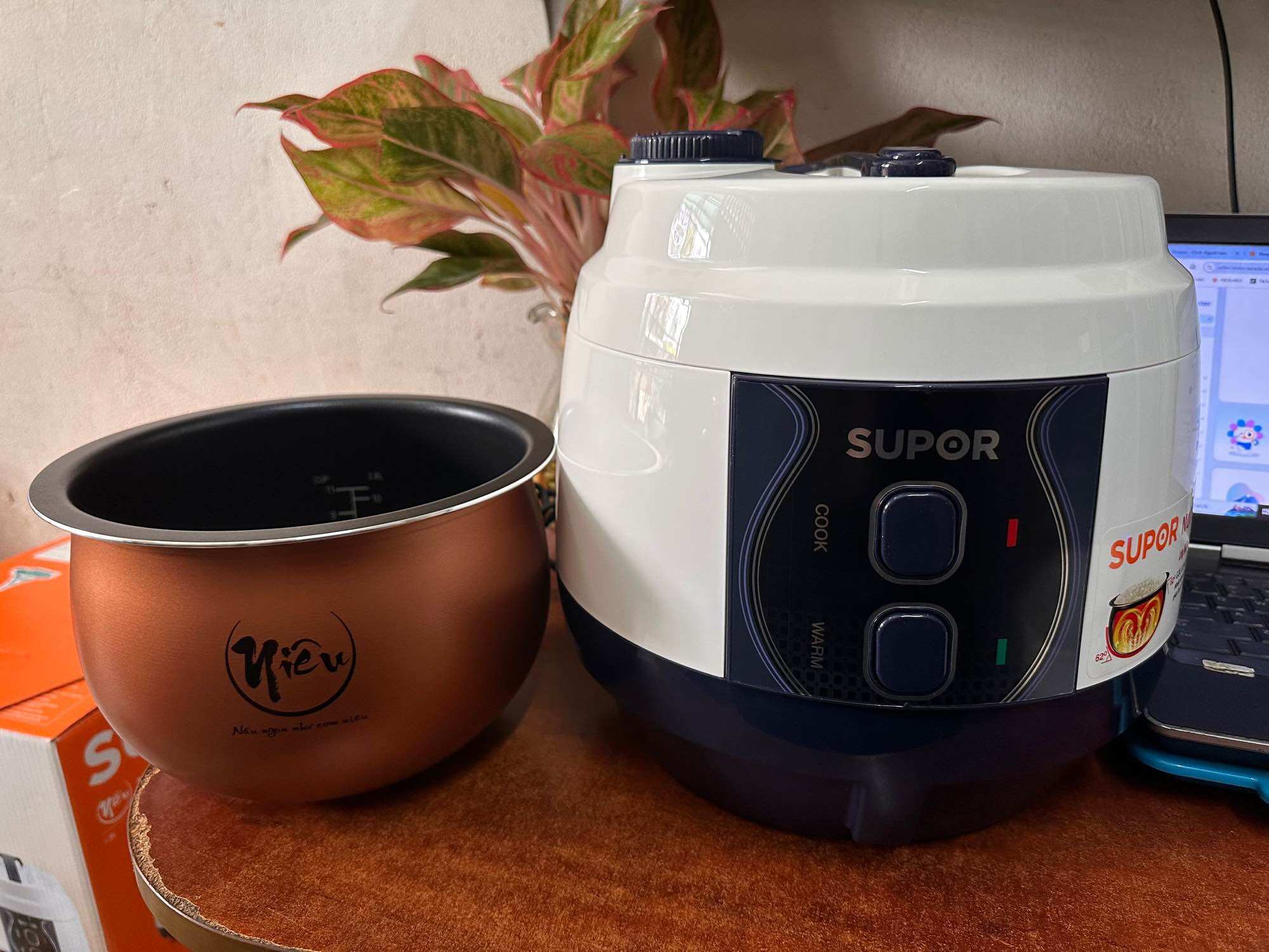 [HCM]Nồi cơm điện cơ lòng nồi Niêu Supor CFXB50YB13VN-50 / 1.8 Lít (Hàng chính hãng)