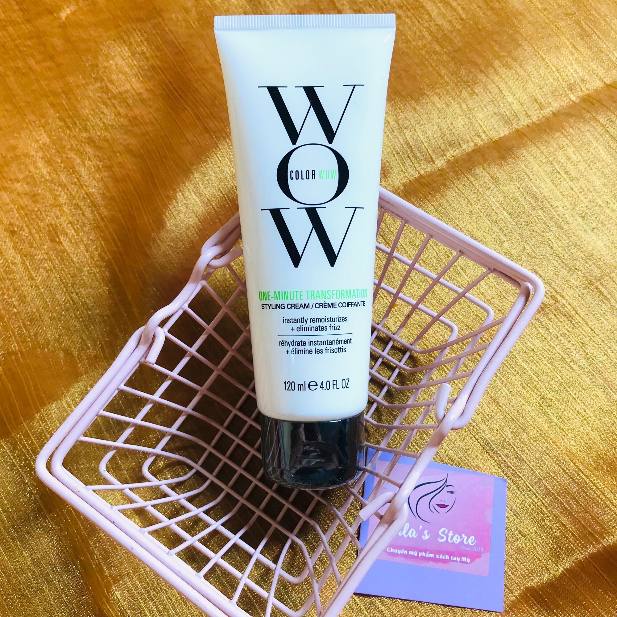 Kem tạo kiểu và giữ nếp tóc Color Wow One-Minute Transformation Styling Cream