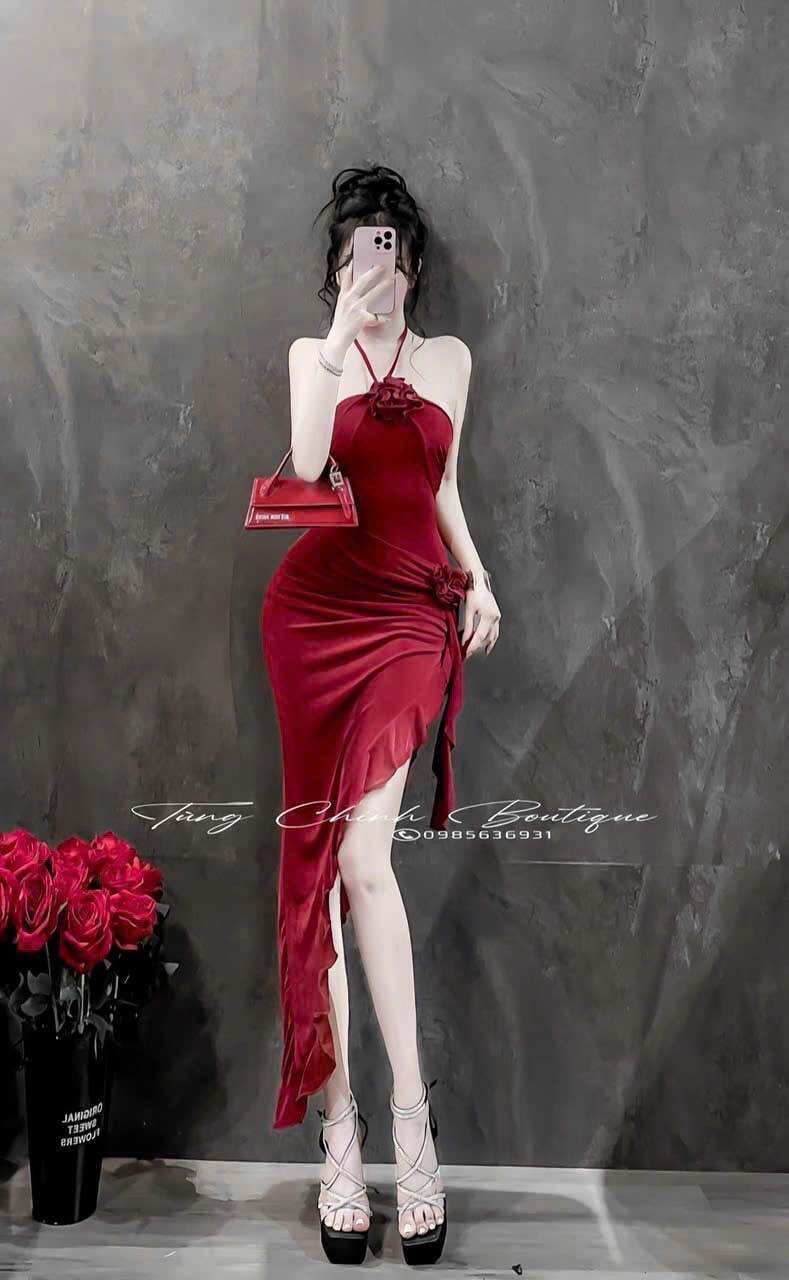 váy dây body, váy đuôi tôm