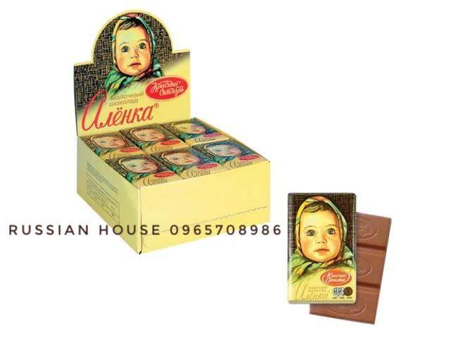 Socola thanh em bé Nga Aleka thanh nhỏ 15g