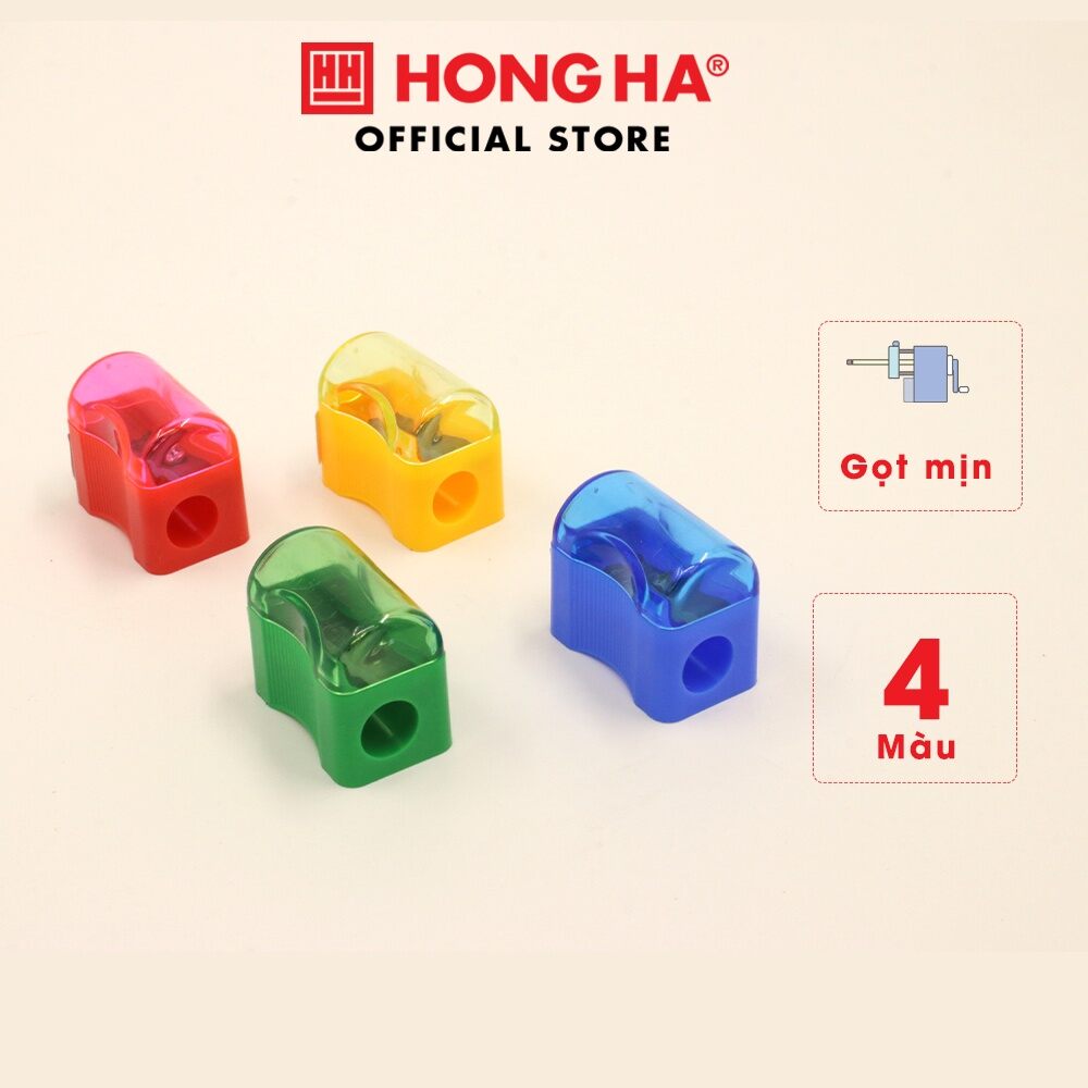 Combo 4 cái gọt/chuốt bút chì sp-06 hồng hà mã 3535
