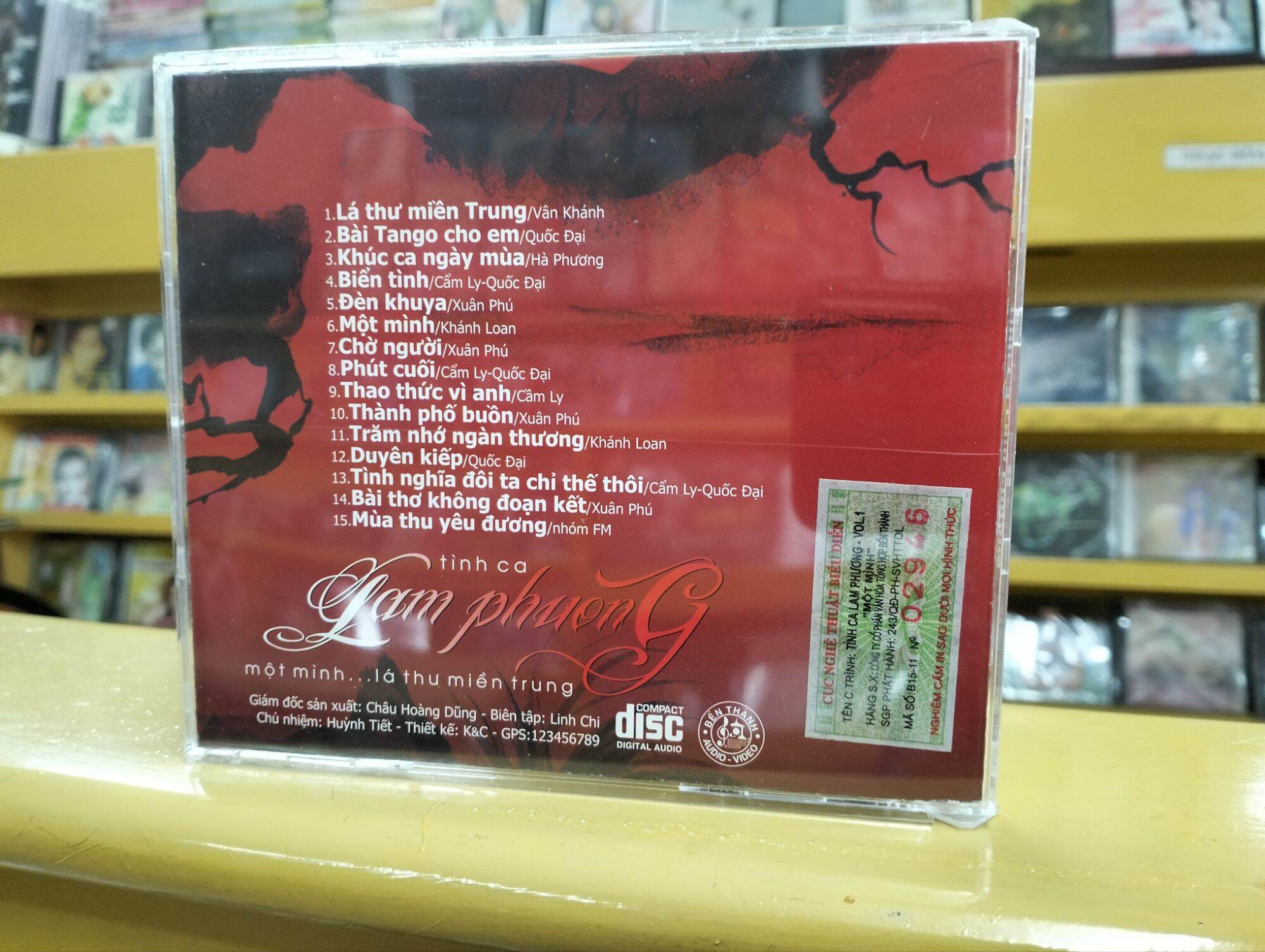 CD Tình ca Lam Phương - Một mình