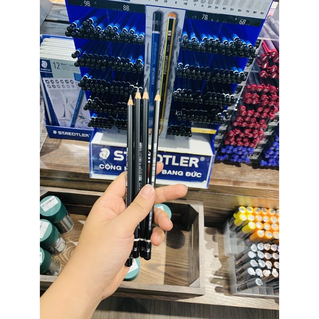 Chì Đức Staedtler Mars Lumograph Black Pencil - 2B, 4B,6B,8B