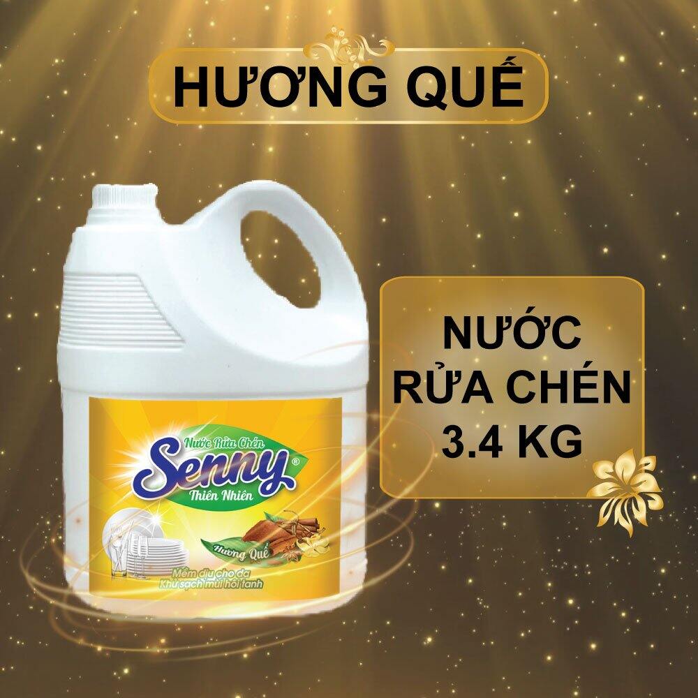Nước rửa chén Senny Hương Quế 3,4kg