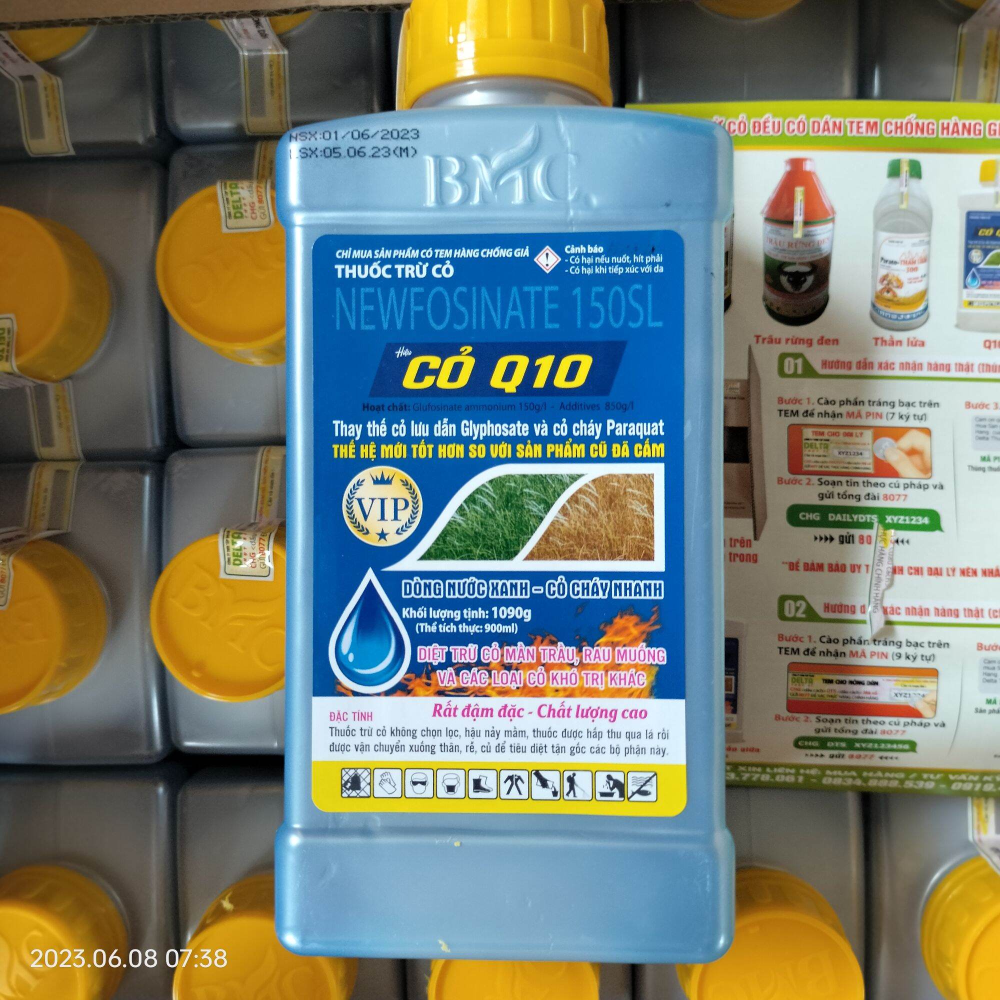 DIỆT CỎ LƯU DẪN, KHAI HOANG, CHÁY NHANH TẬN GỐC ( CHAI 800ML)
