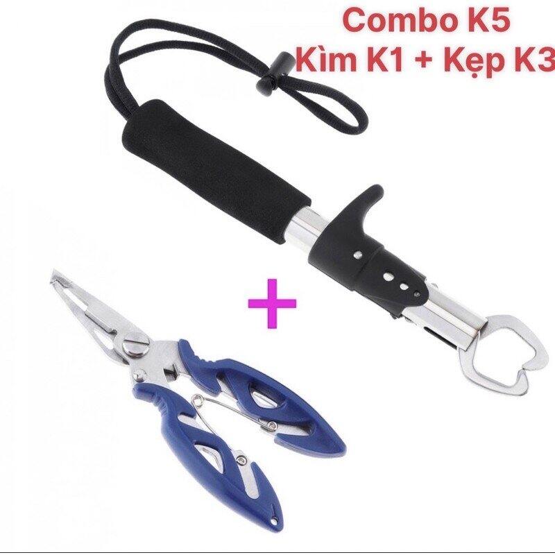 Bộ Kìm kẹp cá và Kéo gỡ mồi