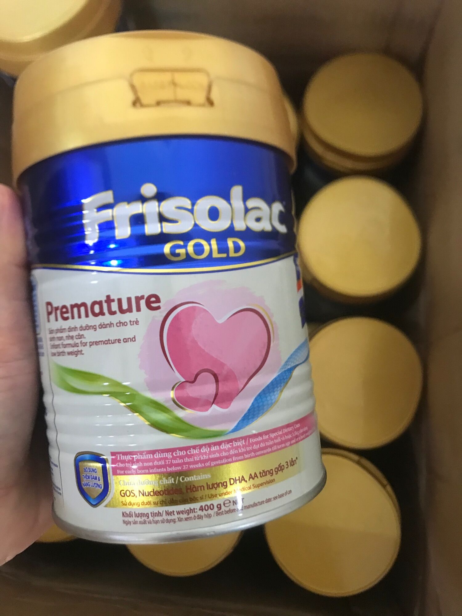 Sữa Frisolac Gold Premature dành cho trẻ sinh non nhẹ cân- Giúp trẻ bắt kịp đà tăng trường