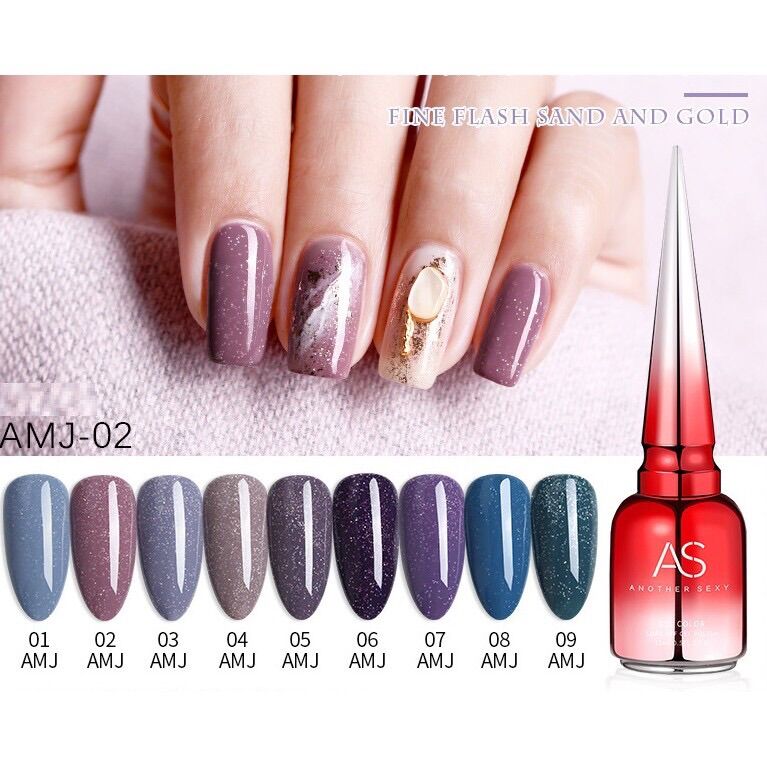 Sơn gel giả bột AS chai đỏ mã AMJ