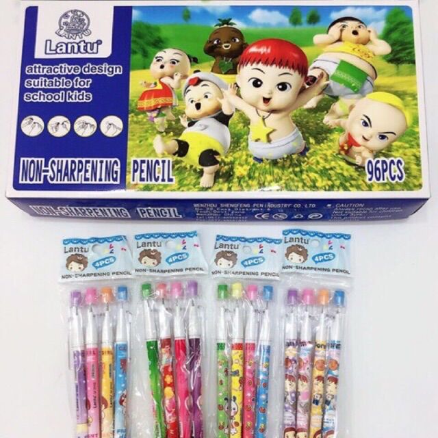 ✏️Lố  12 CÂY bút chì Ngòi (Chì Khúc thay ruột)
