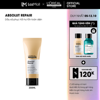Dầu xả dưỡng tóc mềm mượt & phục hồi hư tổn toàn diện chuyên nghiệp Absolut Repair Gold 200ml - Dành cho tóc khô xơ hư tổn
