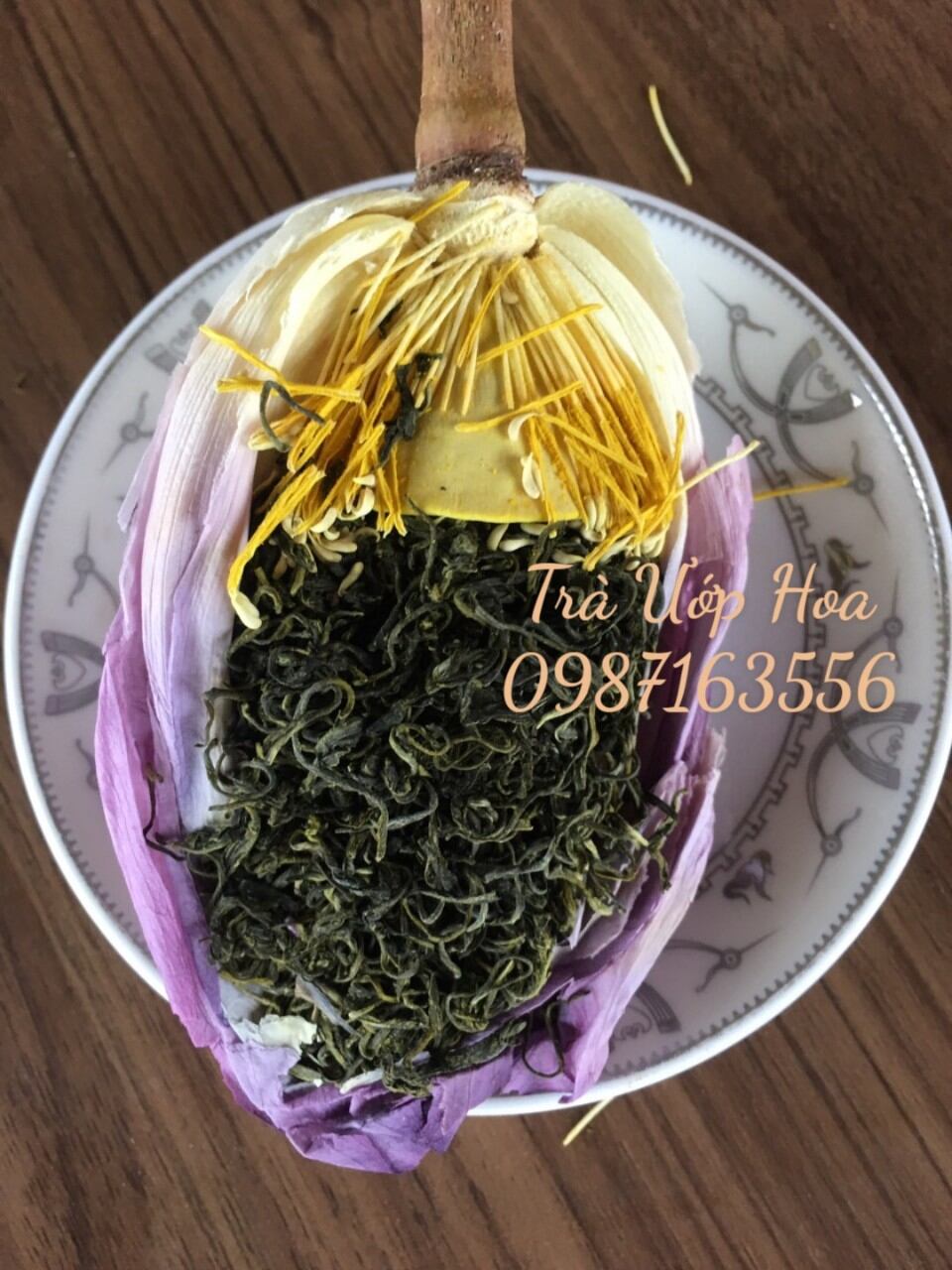 Trà sen Tây Hồ sấy thăng hoa- Loại truyền thống đặc biệt thơm ngon