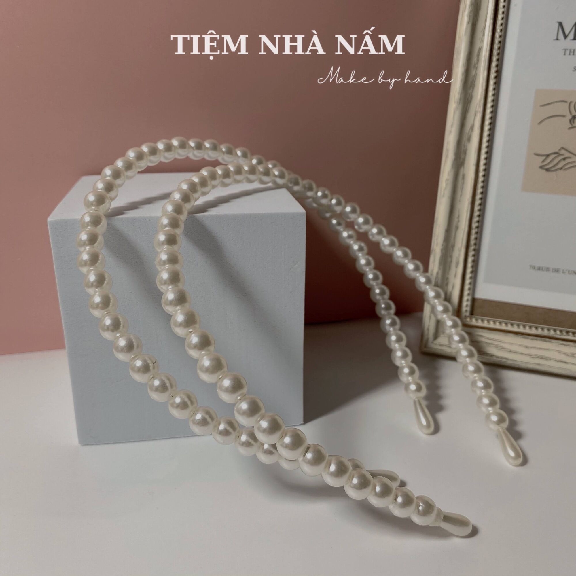 [HCM]?? CÀI TÓC NGỌC TRAI NHỎ PHONG CÁCH HÀN QUỐC - [ Nhà Nấm handmade ]
