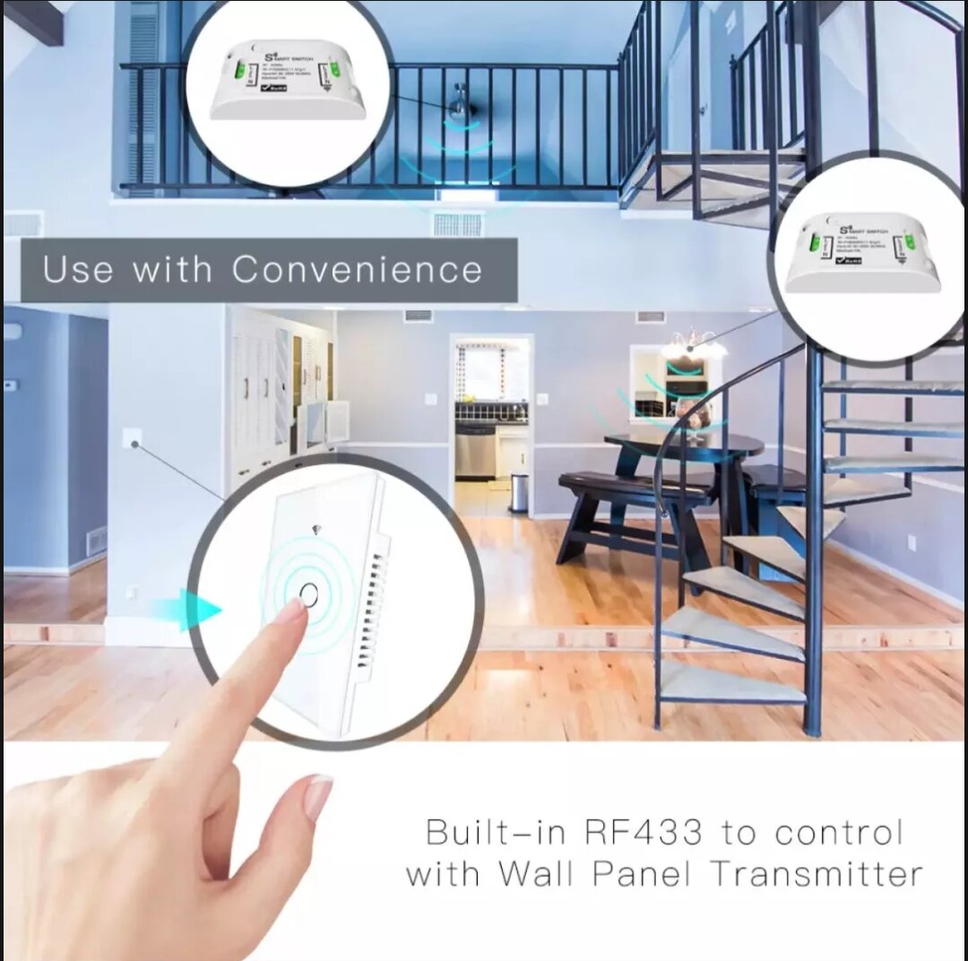 Công tắc Thông minh Tuya wifi +RF
