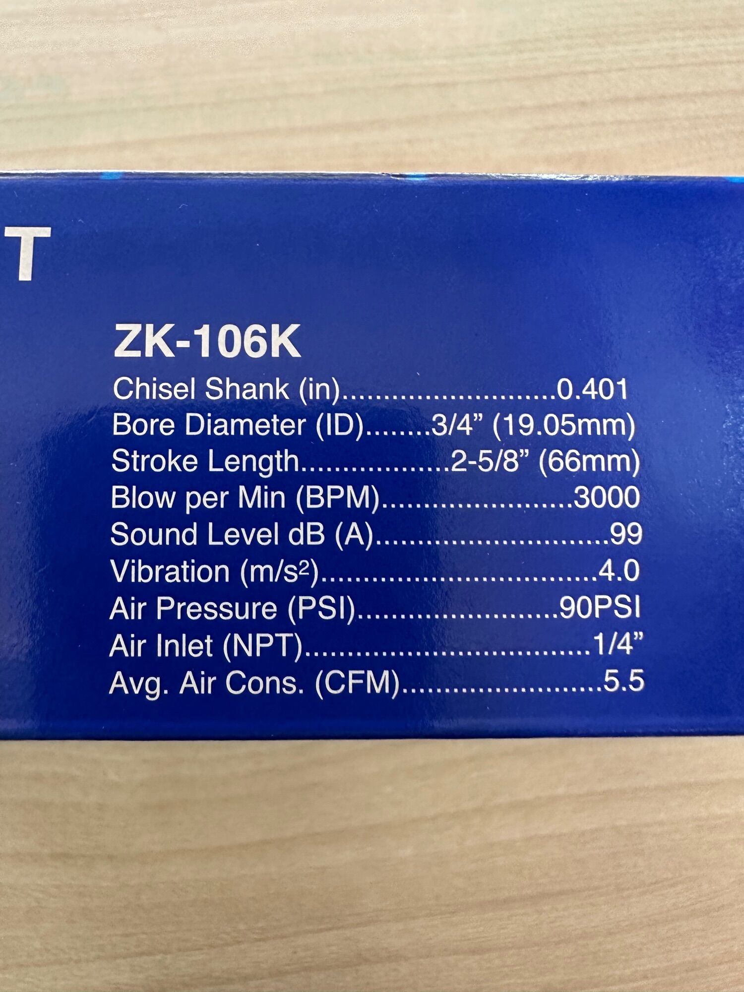 [HCM]MÁY ĐỤC HƠI CẦM TAY ZK-106k