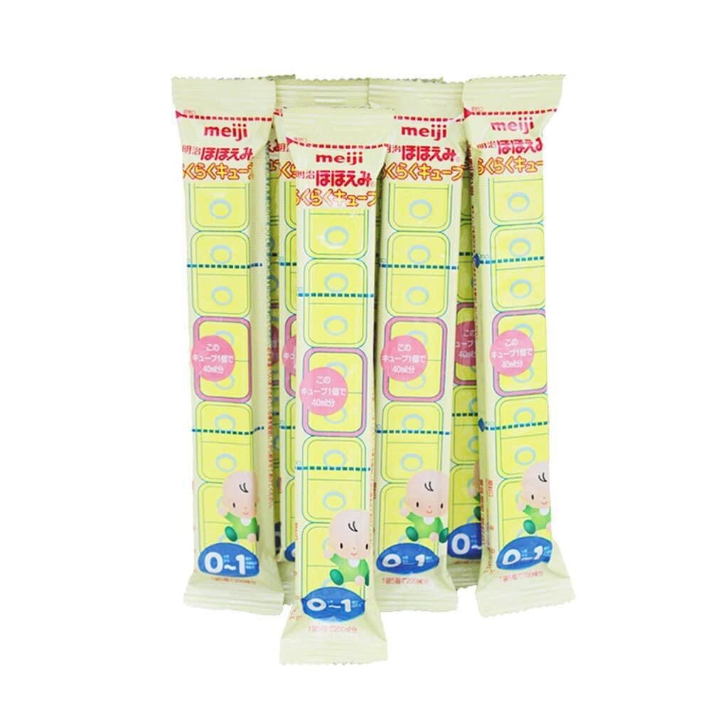 Sữa meiji dạng thanh 0-1 ( 648g - 24 thanh ) nội địa Nhật Bản