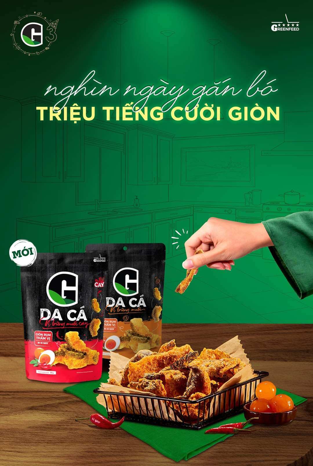 Da Cá Trứng Muối G Kitchen 25g