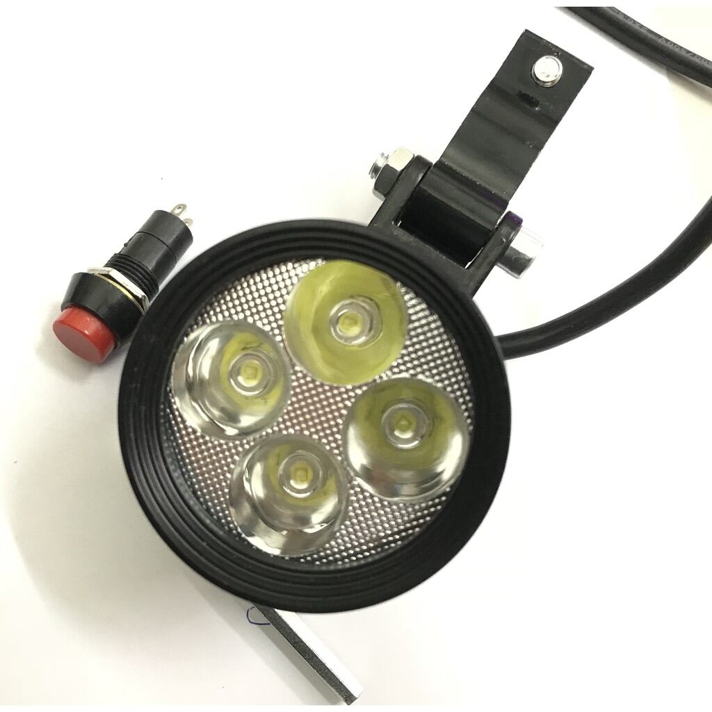 Đèn trợ sáng L4 bóng led 3 chế độ sáng có nháy passing