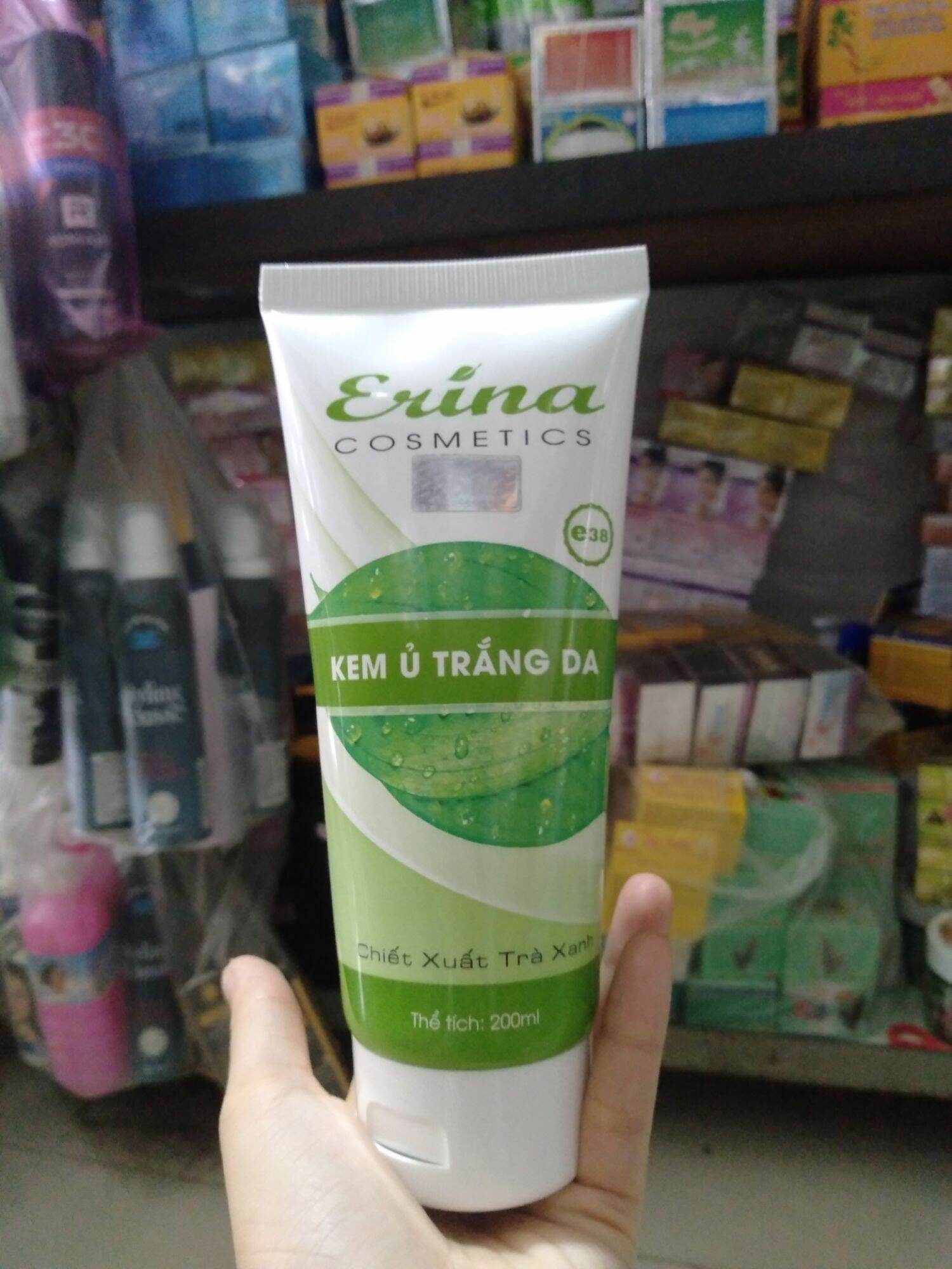 Kem ủ trắng da Body Erina