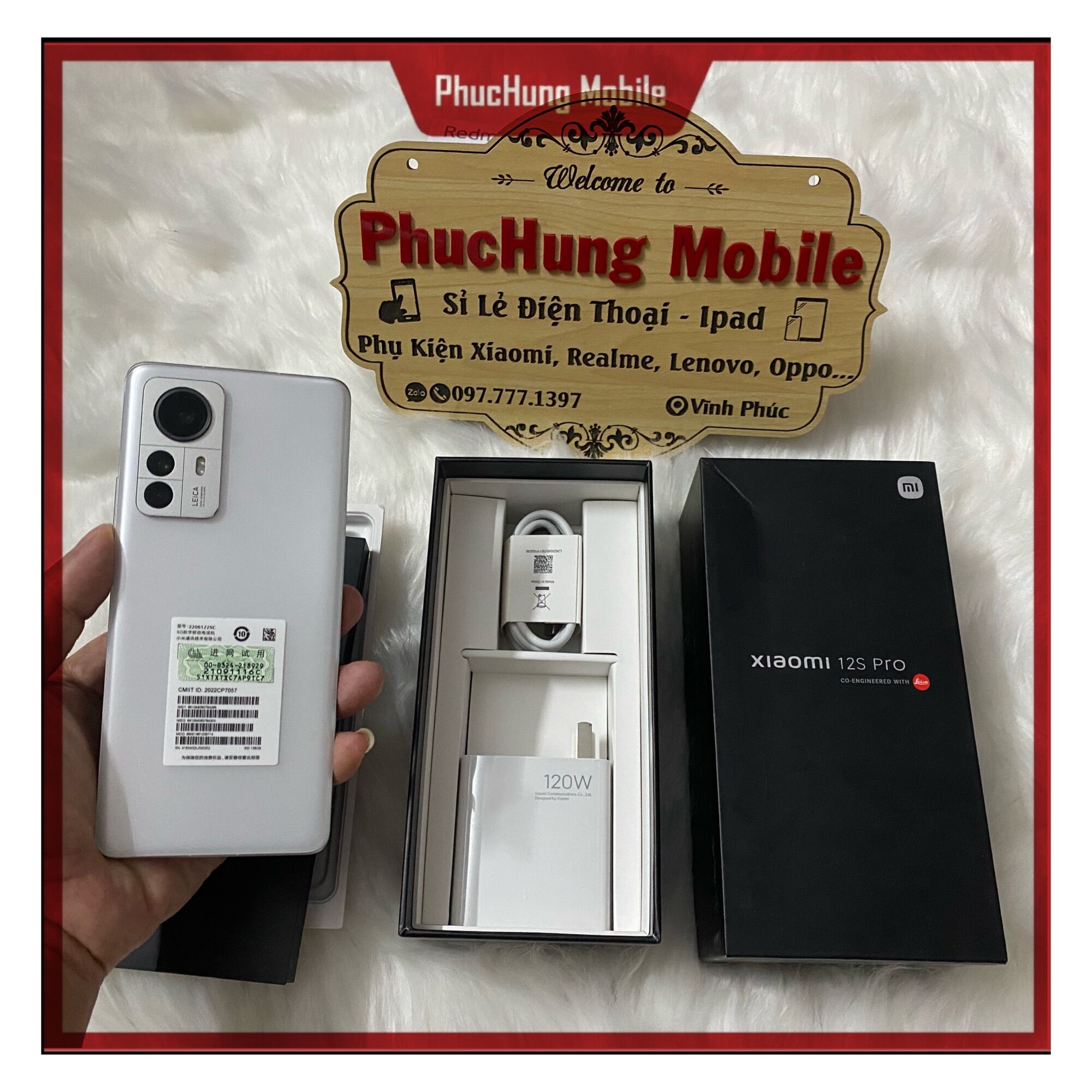 Điện thoại xiaomi 12s pro, snapdragon 8 plus gen 1, pin 4600mah, sạc nhanh 120w