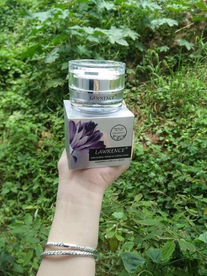 Kem lawrence dưỡng trắng da chống nắng 15g