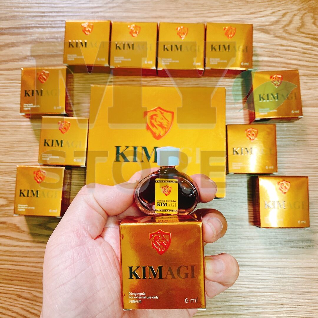 (Chính Hãng) Dầu Gió Kimagi Nâu( Hương Nước Hoa) 6ml