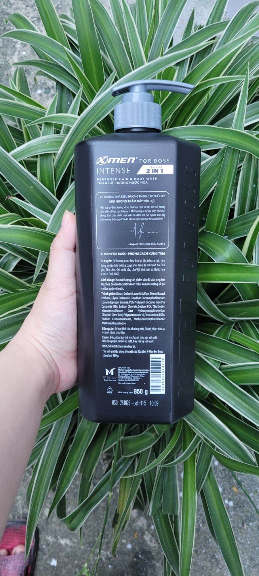 [CHAI LỚN] Tắm gội Xmen For Boss 2in1 850g
