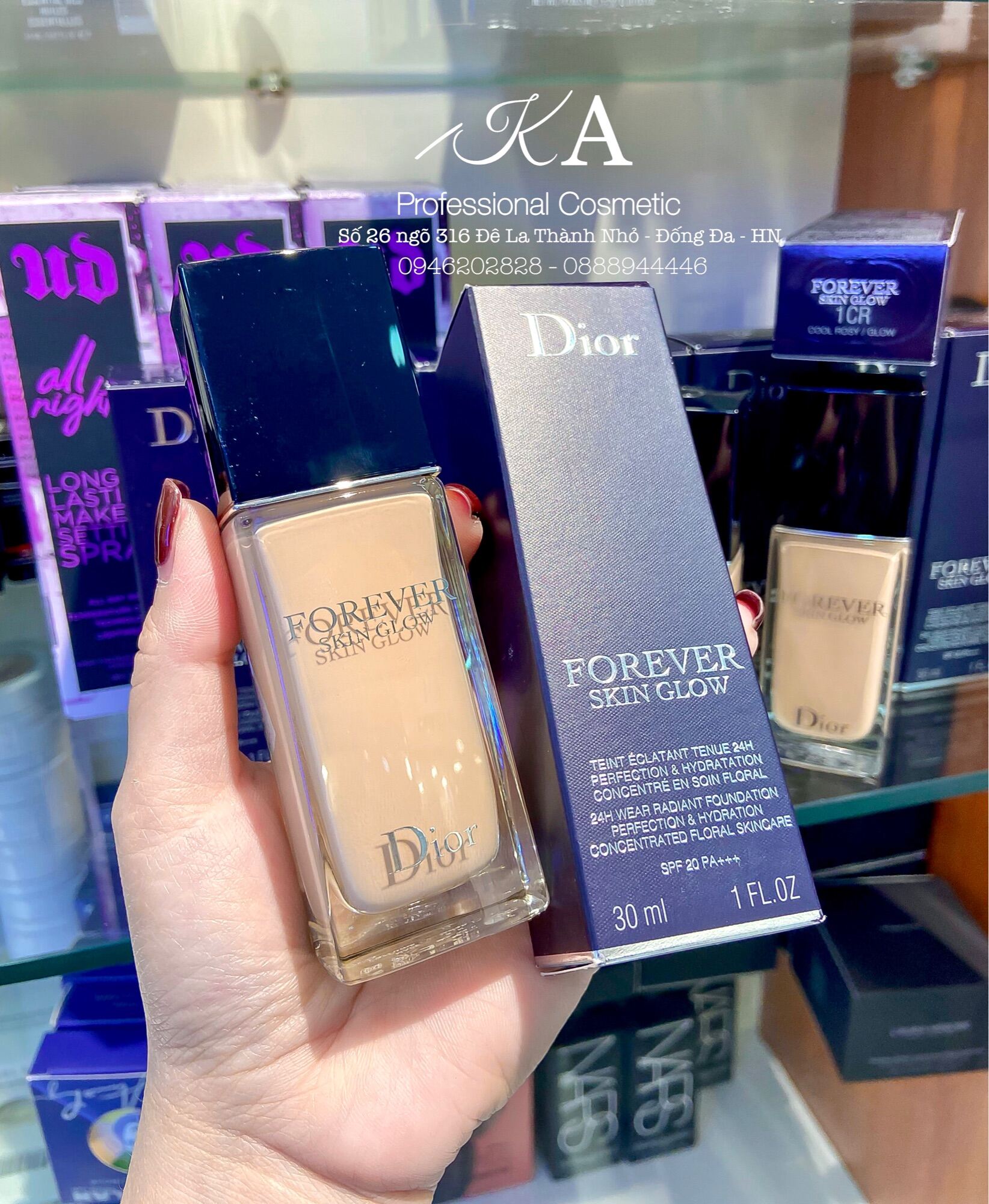 Kem nền Dior Forever Skin Glow Foundation 1CR