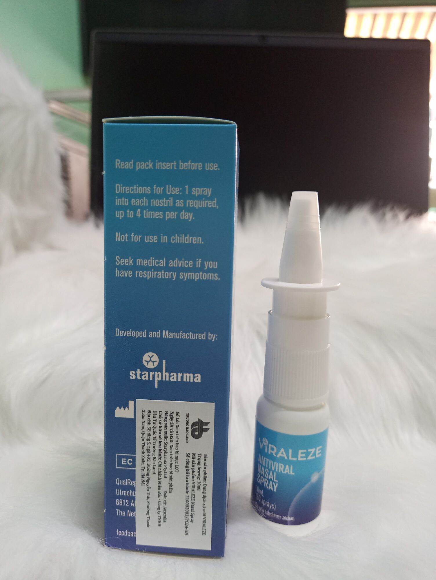 Xịt Mũi Viraleze 1 Hộp 1 Chai 10ml
