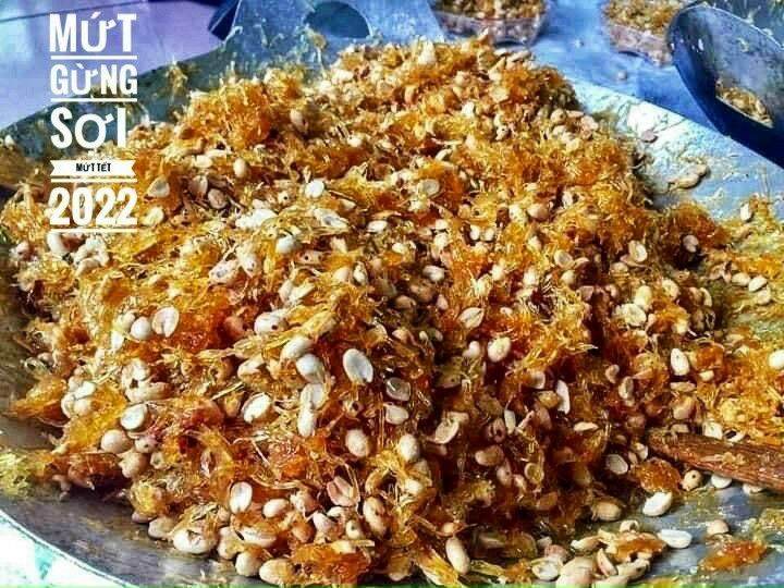 Mứt Gừng Sợi Dẻo Ngày Tết