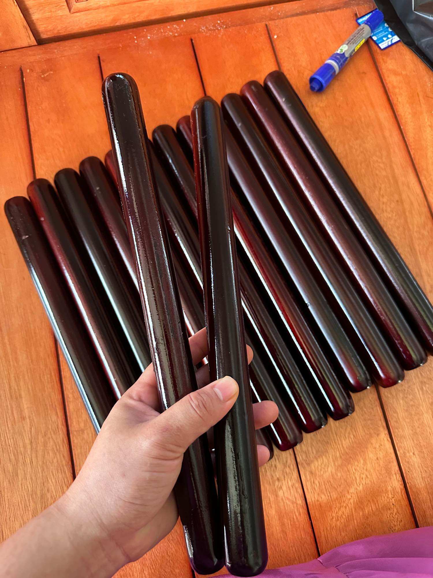 Dùi đánh trống lân gỗ còng ( 1 cặp )