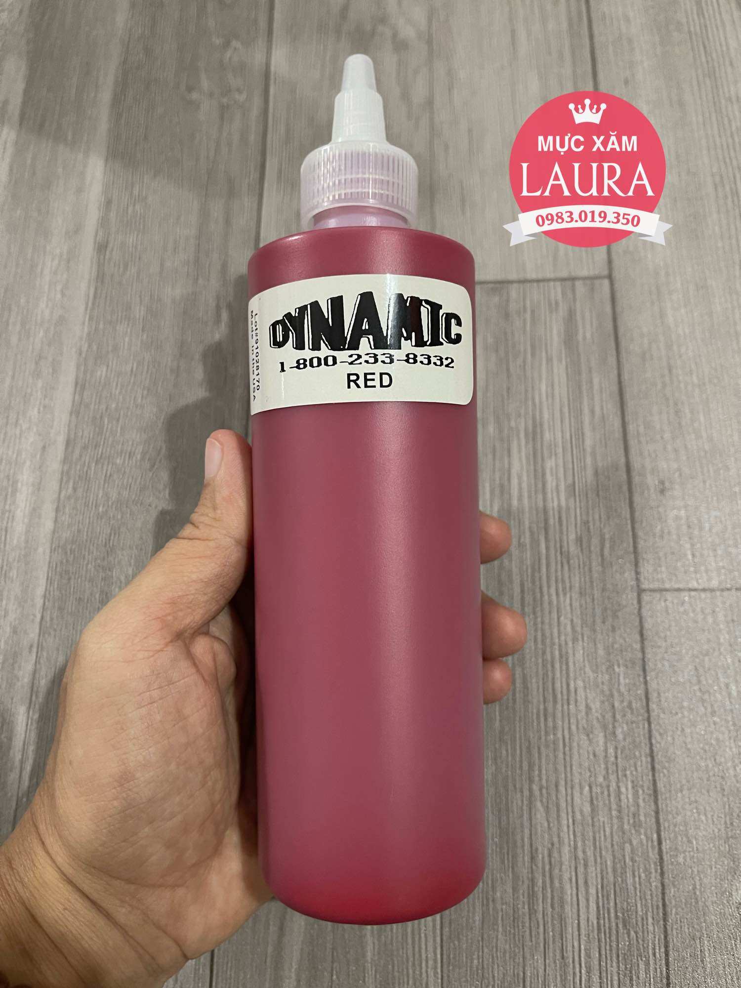 Mực Dynamic học phun xăm, tattoo chai to 250ml