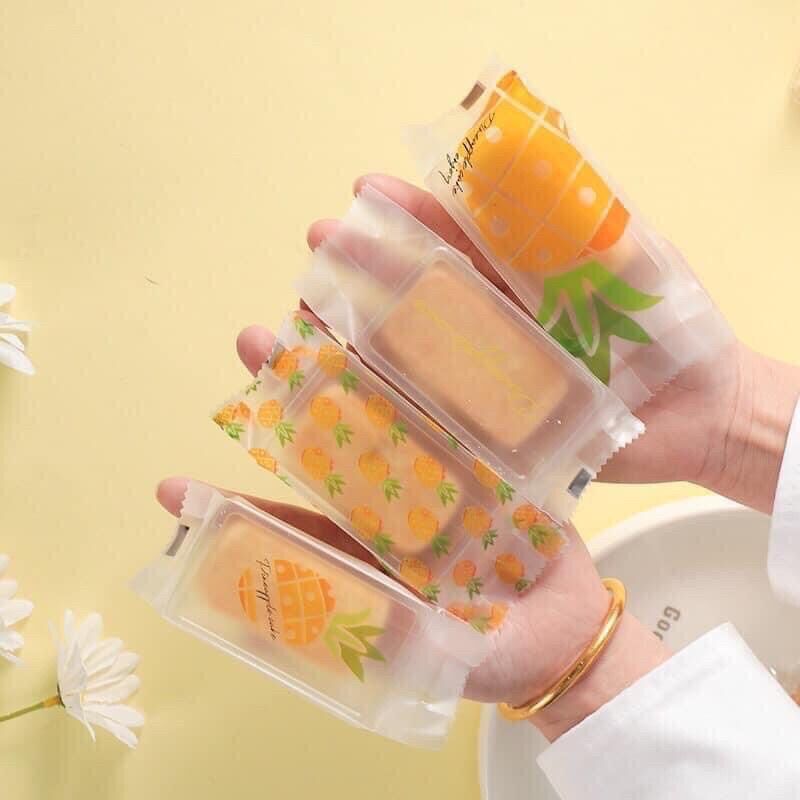 100 Túi đựng kẹo nougat, bánh dứa