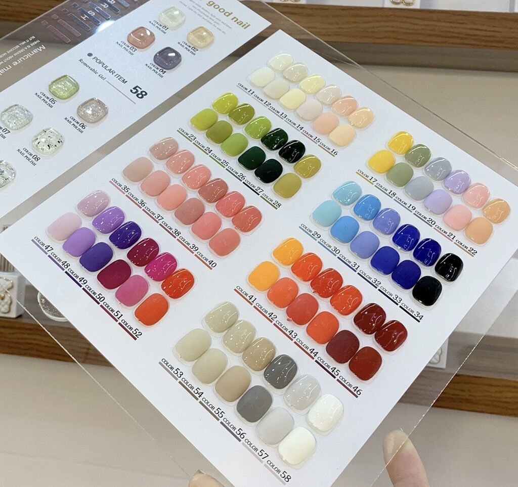 Sét very good nail mẫu gấu 2022 ( tặng kèm base, top, bảng màu )