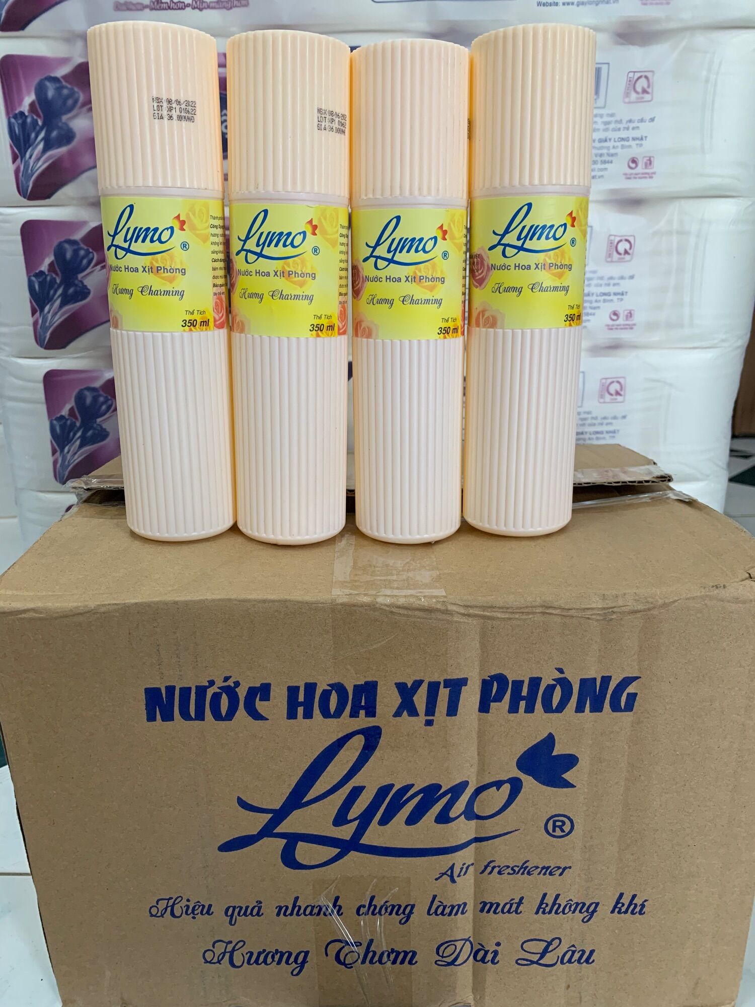 Nước hoa xịt phòng lymo 350ml