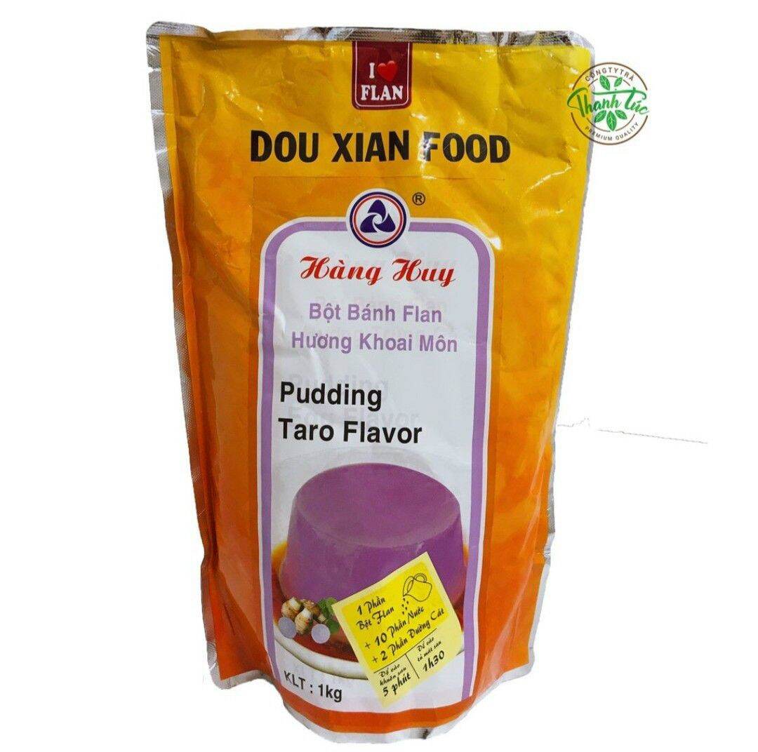 Bột pudding hàng huy vị socola, khoai môn, trứng